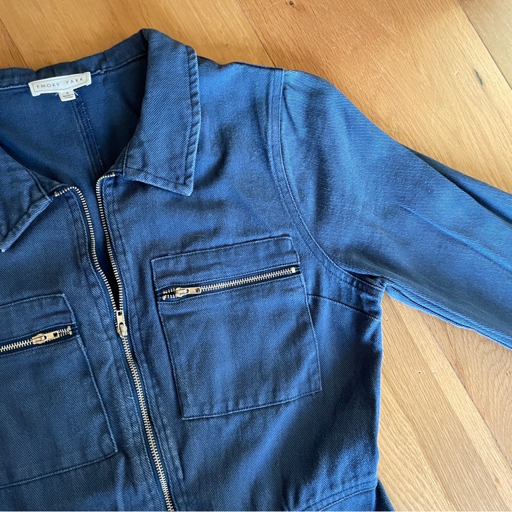 Emory Park Full Zip Denim Coveralls